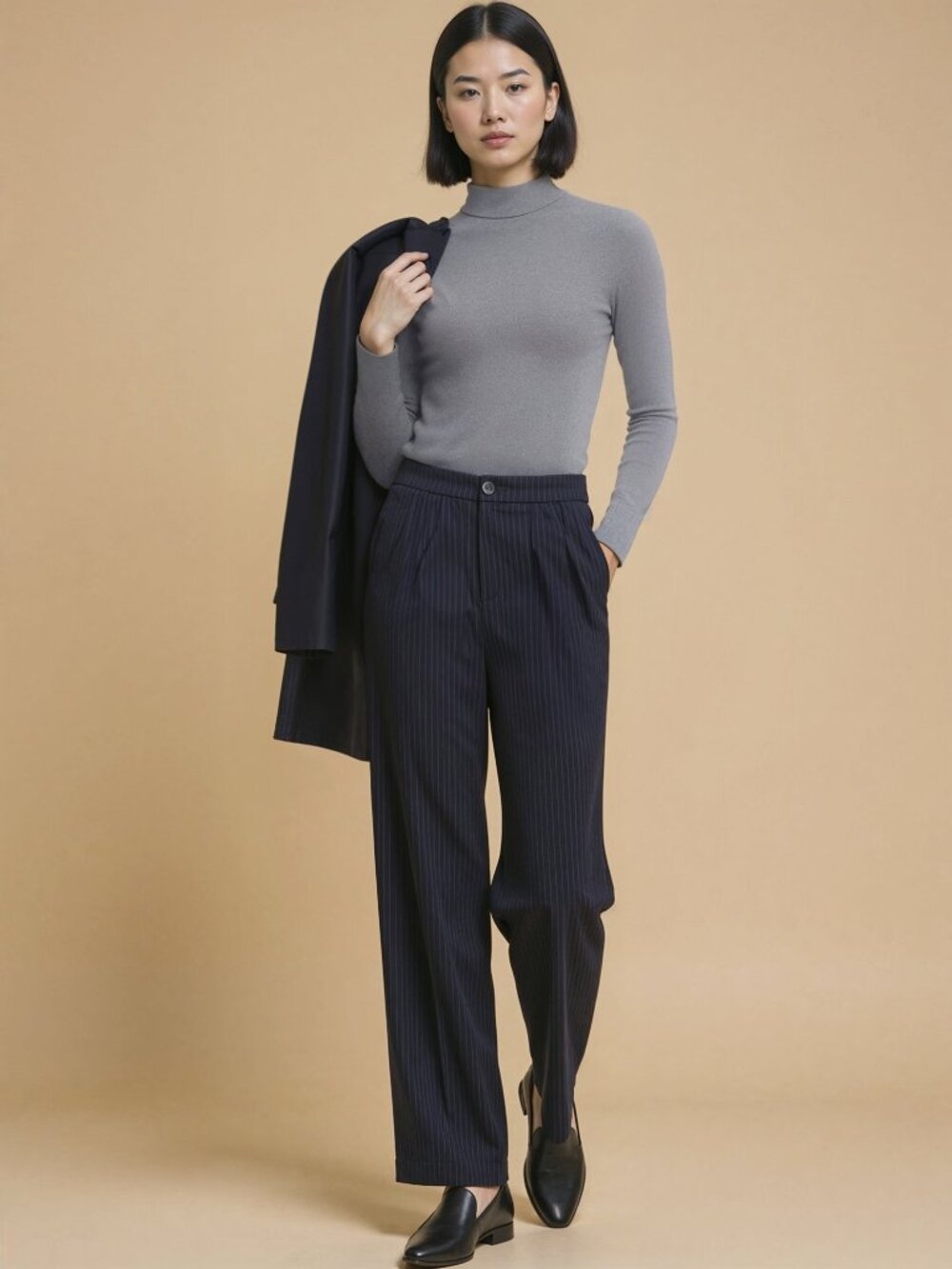 NY & Co - Striped Straight Pants